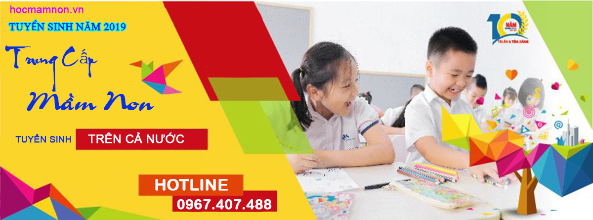 Tuyển sinh trung cấp mầm non 2019